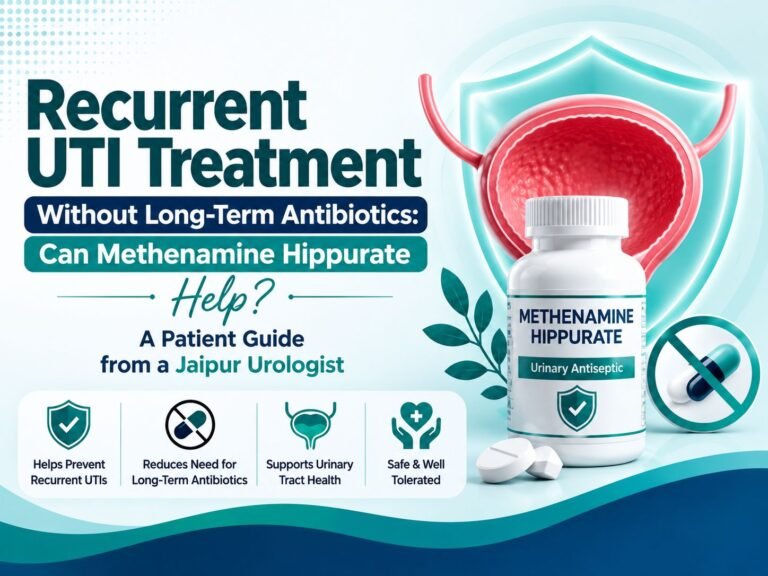 Recurrent UTI treatment in Jaipur and methenamine hippurate